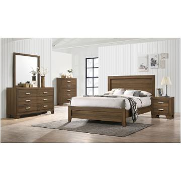 28047ek Acme Furniture Miquell - Oak Bedroom Furniture Bed