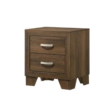 28053 Acme Furniture Miquell - Oak Bedroom Furniture Nightstand