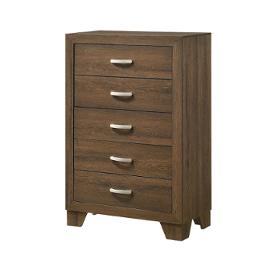 28056 Acme Furniture Miquell - Oak Bedroom Furniture Chest