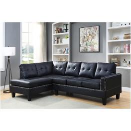 56465lov Acme Furniture Jeimmur - Black Living Room Furniture Sectional