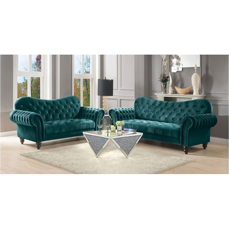 53400base Acme Furniture Iberis - Green Living Room Furniture Sofa
