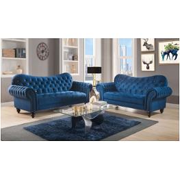 53405base Acme Furniture Iberis - Navy Living Room Furniture Sofa