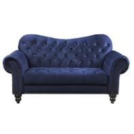 53407base Acme Furniture Iberis - Navy Living Room Furniture Loveseat