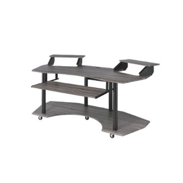 92890top Acme Furniture Eleazar - Black Oak Home Office Furniture Desk