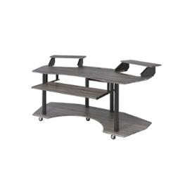 92890top Acme Furniture Eleazar - Black Oak Home Office Furniture Desk