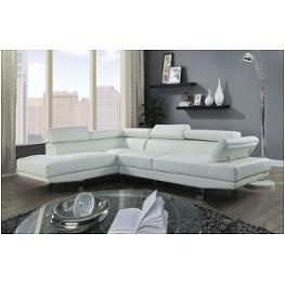 52645sof Acme Furniture Connor - Cream Living Room Furniture Sectional