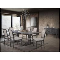 66180t Acme Furniture Leventis - Gray Dining Table