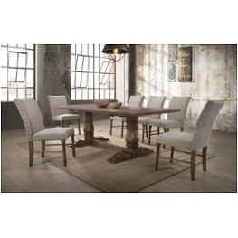 74655t Acme Furniture Leventis - Oak Dining Room Furniture Dining Table