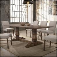 74655t Acme Furniture Leventis - Oak Dining Table - Oak
