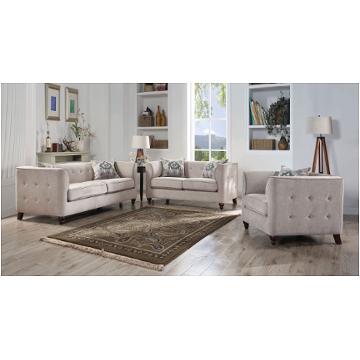 52055 Acme Furniture Cyndi Fabric Sofa With 2 Pillows