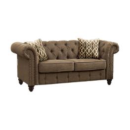 52426 Acme Furniture Aurelia - Brown Living Room Furniture Loveseat