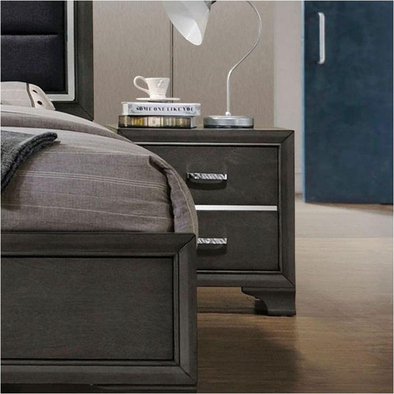 26263 Acme Furniture Carine Ii Bedroom Furniture Nightstand