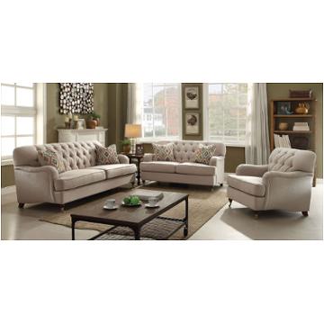 52580 Acme Furniture Fabric Sofa With 2 Pillows - Beige