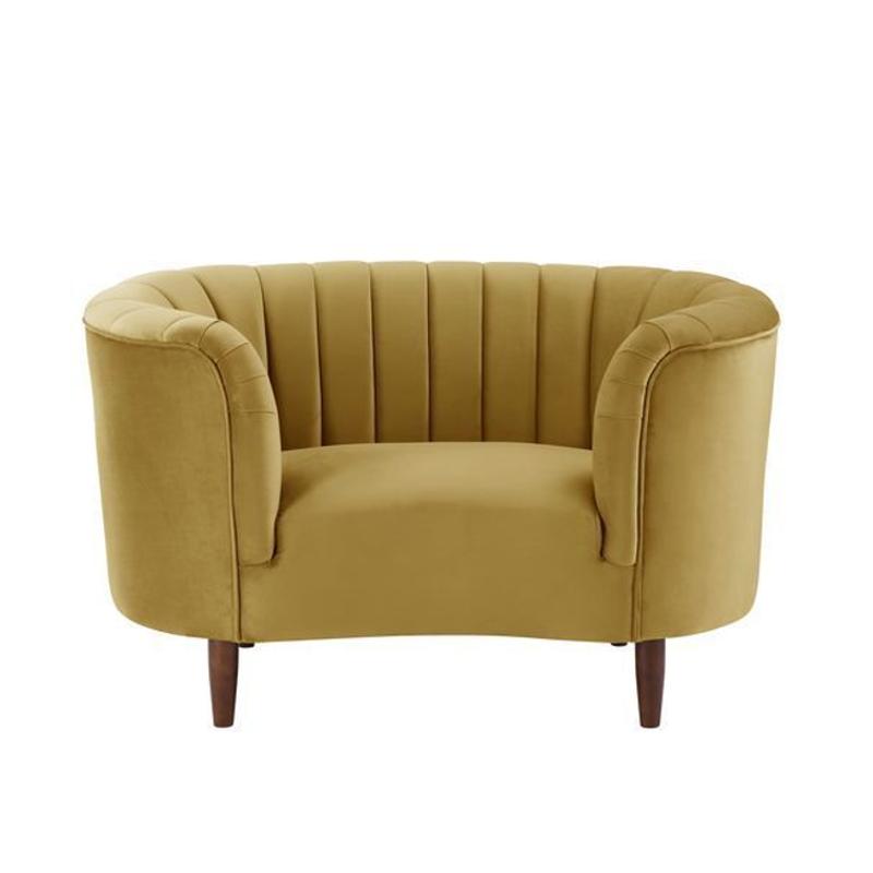 Lv00165 Acme Furniture Millephri - Yellow Living Room Furniture Living Room Chair