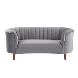 Lv00167 Acme Furniture Millephri - Gray Living Room Furniture Loveseat