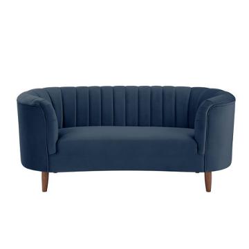 Lv00170 Acme Furniture Millephri - Blue Living Room Furniture Loveseat