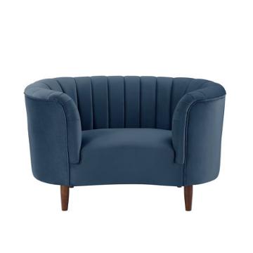 Lv00171 Acme Furniture Millephri - Blue Living Room Furniture Living Room Chair