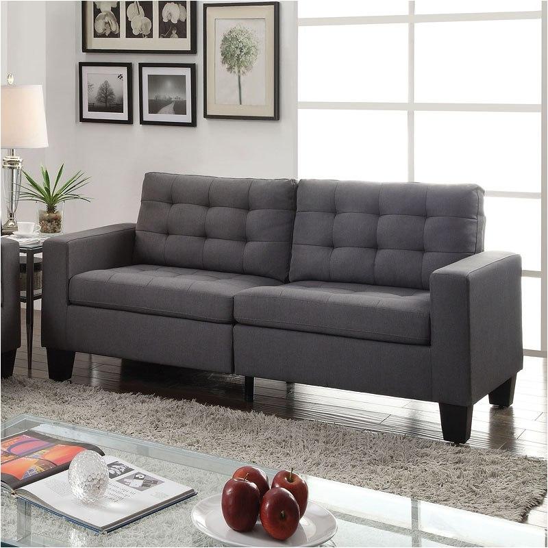 52770 Acme Furniture Earsom - Gray Sofa - Gray