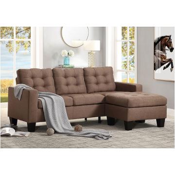 56655 Acme Furniture Earsom - Brown Living Room Furniture Sectional
