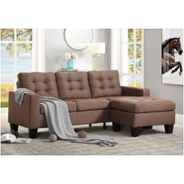 56655 Acme Furniture Earsom - Brown Living Room Furniture Sectional