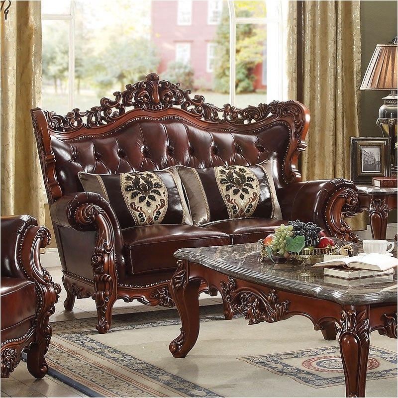 53066back Acme Furniture Eustoma Living Room Furniture Loveseat