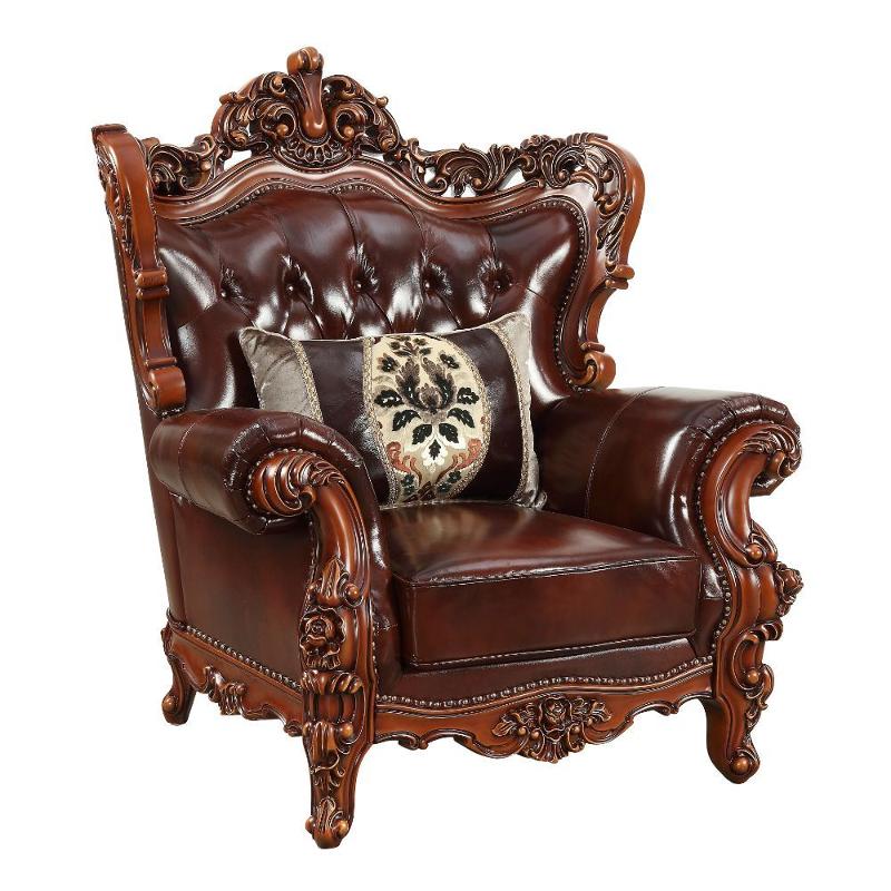 53067back Acme Furniture Eustoma Living Room Furniture Living Room Chair