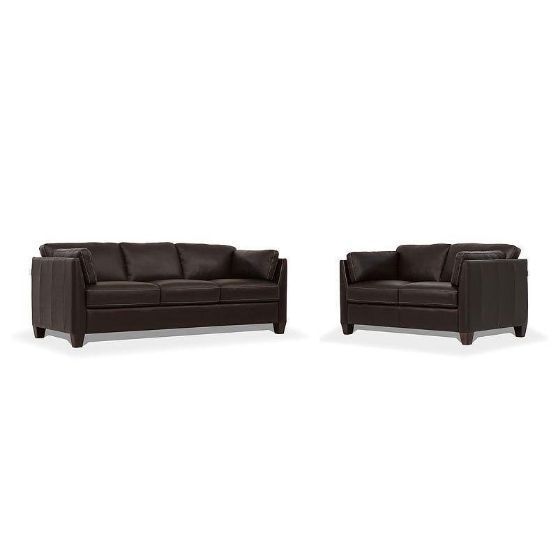 55010 Acme Furniture Matias - Chocolate Living Room Furniture Sofa