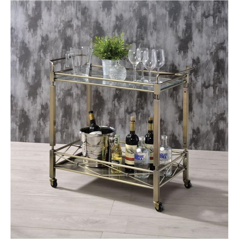98350 Acme Furniture Matiesen Accent Furniture Cart