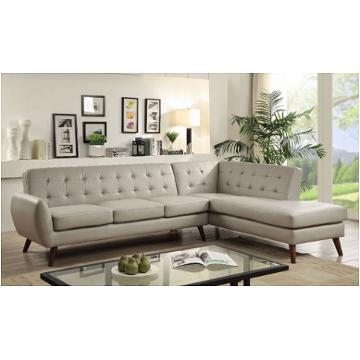53045sof Acme Furniture Essick Ii - Gray Living Room Furniture Sectional