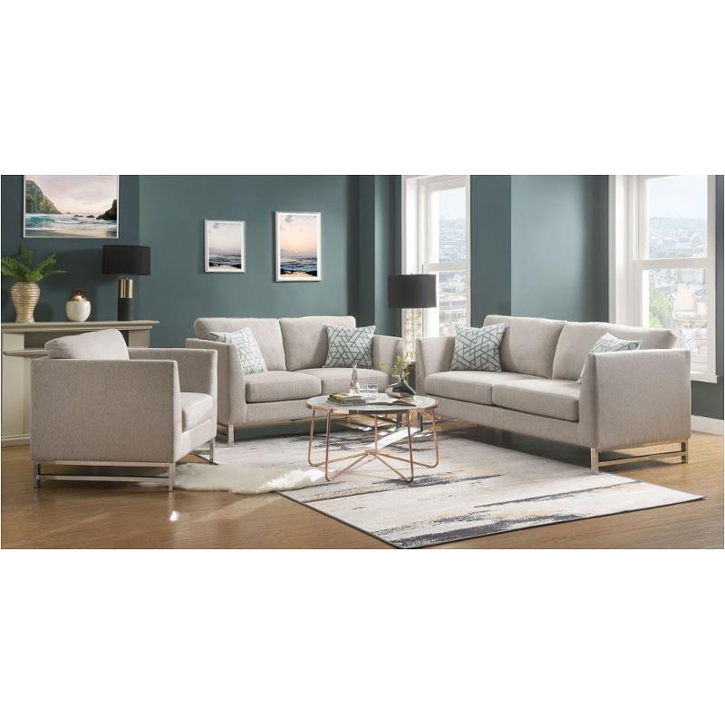 54550 Acme Furniture Varali - Beige Living Room Furniture Sofa