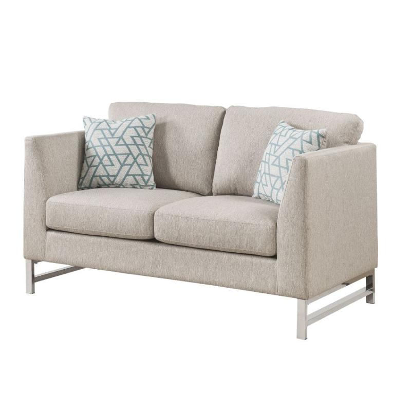 54551 Acme Furniture Varali - Beige Living Room Furniture Loveseat