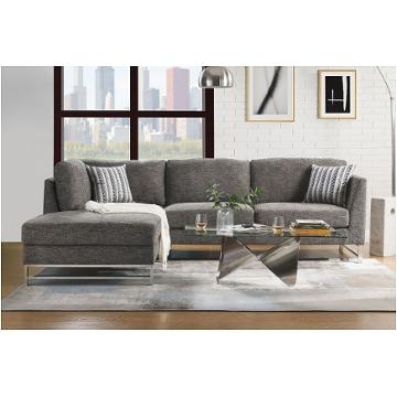 54555sof Acme Furniture Varali - Gray Living Room Furniture Sectional