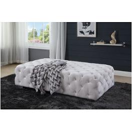 Lv00392 Acme Furniture Qokmis - Beige Living Room Furniture Ottoman