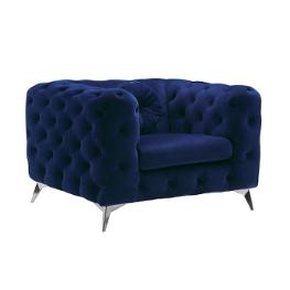54902 Acme Furniture Atronia - Blue Living Room Furniture Living Room Chair