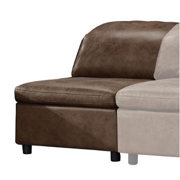 55102 Acme Furniture Audrey - Mocha Living Room Furniture Sectional