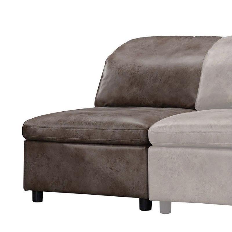 55107 Acme Furniture Audrey - Brown Living Room Furniture Sectional