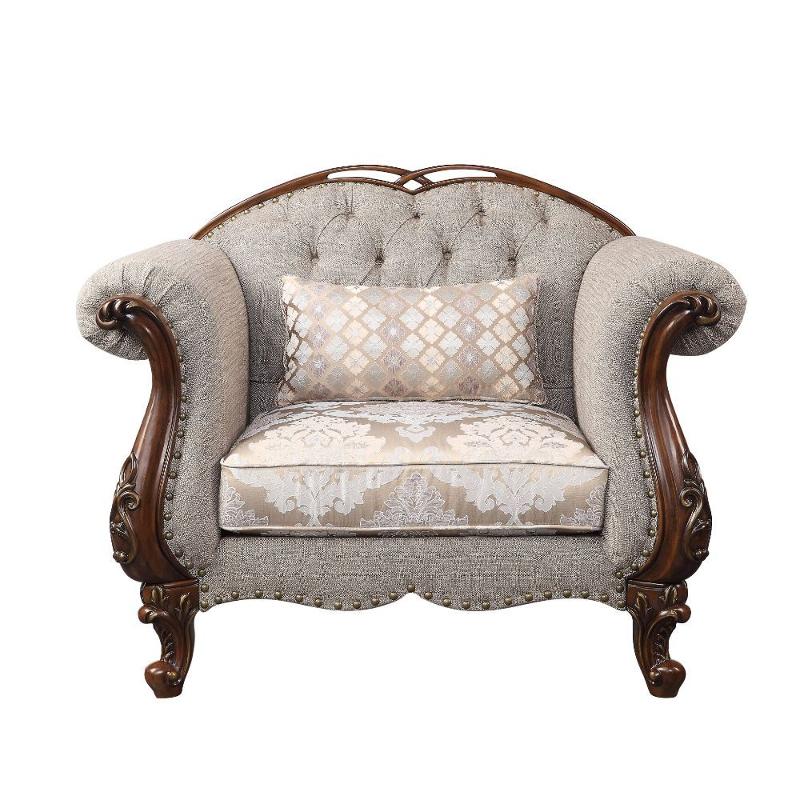 55367 Acme Furniture Miyeon Chair With 1 Pillow