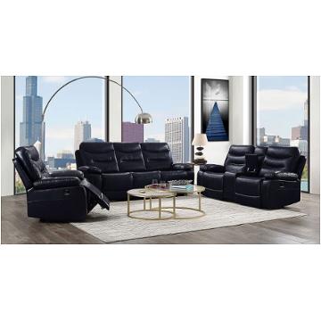 55370 Acme Furniture Aashi - Navy Living Room Furniture Sofa