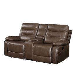 55421 Acme Furniture Aashi - Brown Living Room Furniture Loveseat