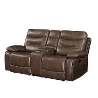 55421 Acme Furniture Aashi - Brown Living Room Furniture Loveseat