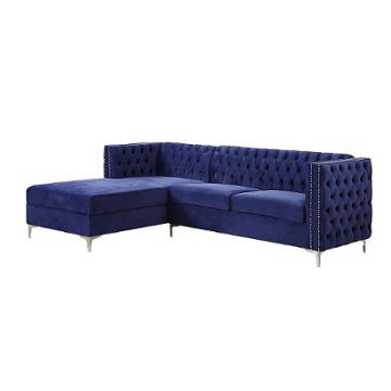 55490 Acme Furniture Sullivan - Blue Living Room Furniture Sectional