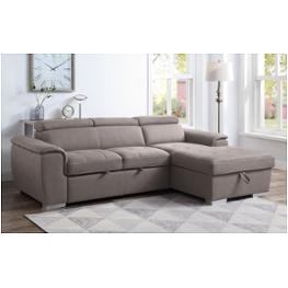 55535lov Acme Furniture Haruko - Brown Living Room Furniture Sectional