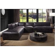 56586 Acme Furniture Birdie - Black Living Room Furniture Sectional