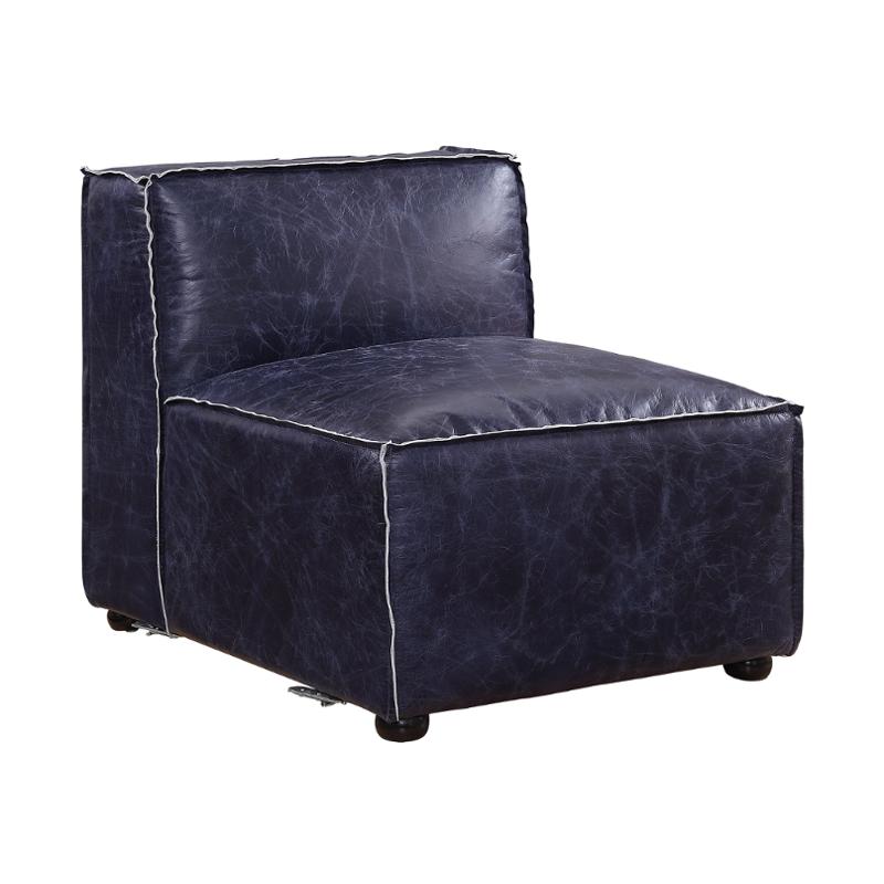 56595 Acme Furniture Birdie - Blue Living Room Furniture Sectional