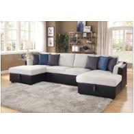 56015cha Acme Furniture Merill Living Room Furniture Sectional
