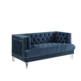 56456 Acme Furniture Ansario - Blue Living Room Furniture Loveseat