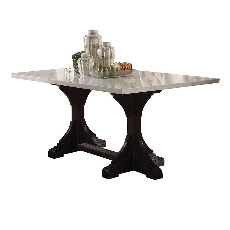60180t Acme Furniture Gerardo Dining Room Furniture Dining Table