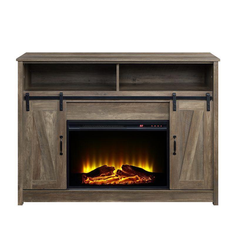 Ac00274-1 Acme Furniture Tobias Home Entertainment Furniture Fireplace