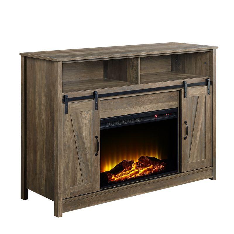 Acme Furniture Tobias Electric Fireplace Media Console - Thumbnail 5