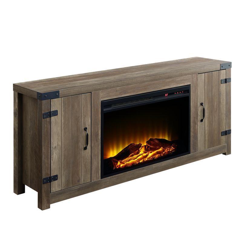 Ac00275-1 Acme Furniture Tobias Home Entertainment Furniture Fireplace